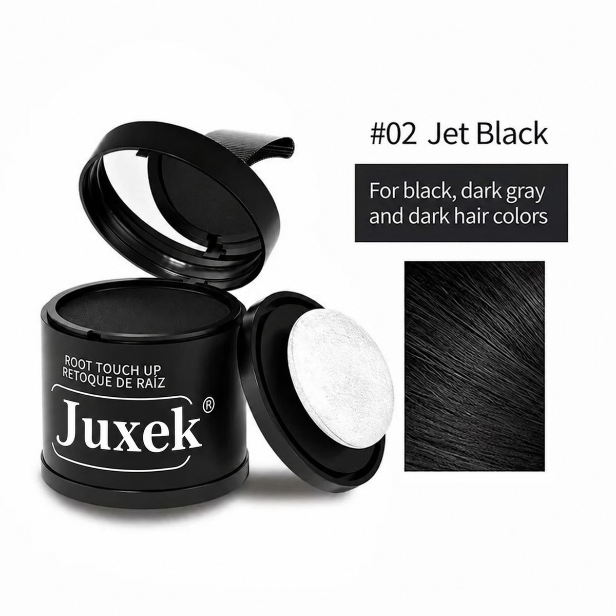 Magnetic Refillable Hair Root Touch Up Powder - Waterproof Gray Coverage & Hairline Concealer ✨