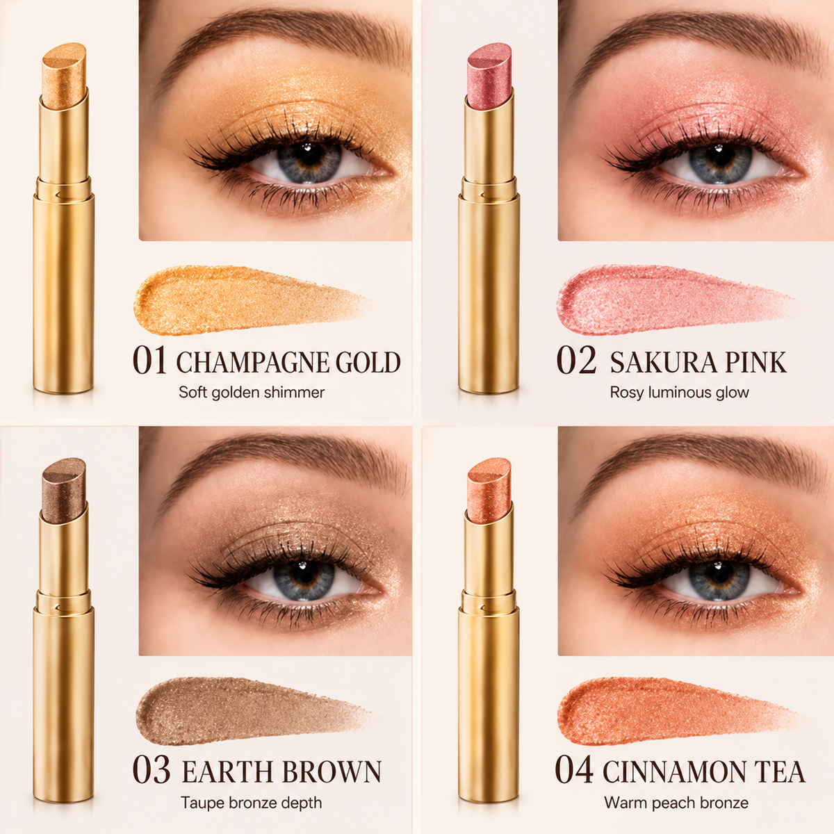 Tri-Color Gradient Eyeshadow Sticks✨-1pc
