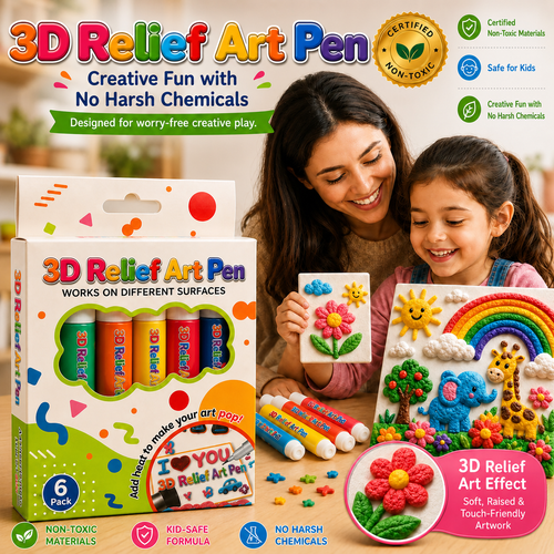Turn Flat Drawings Into Touchable 3D Relief Art Pen