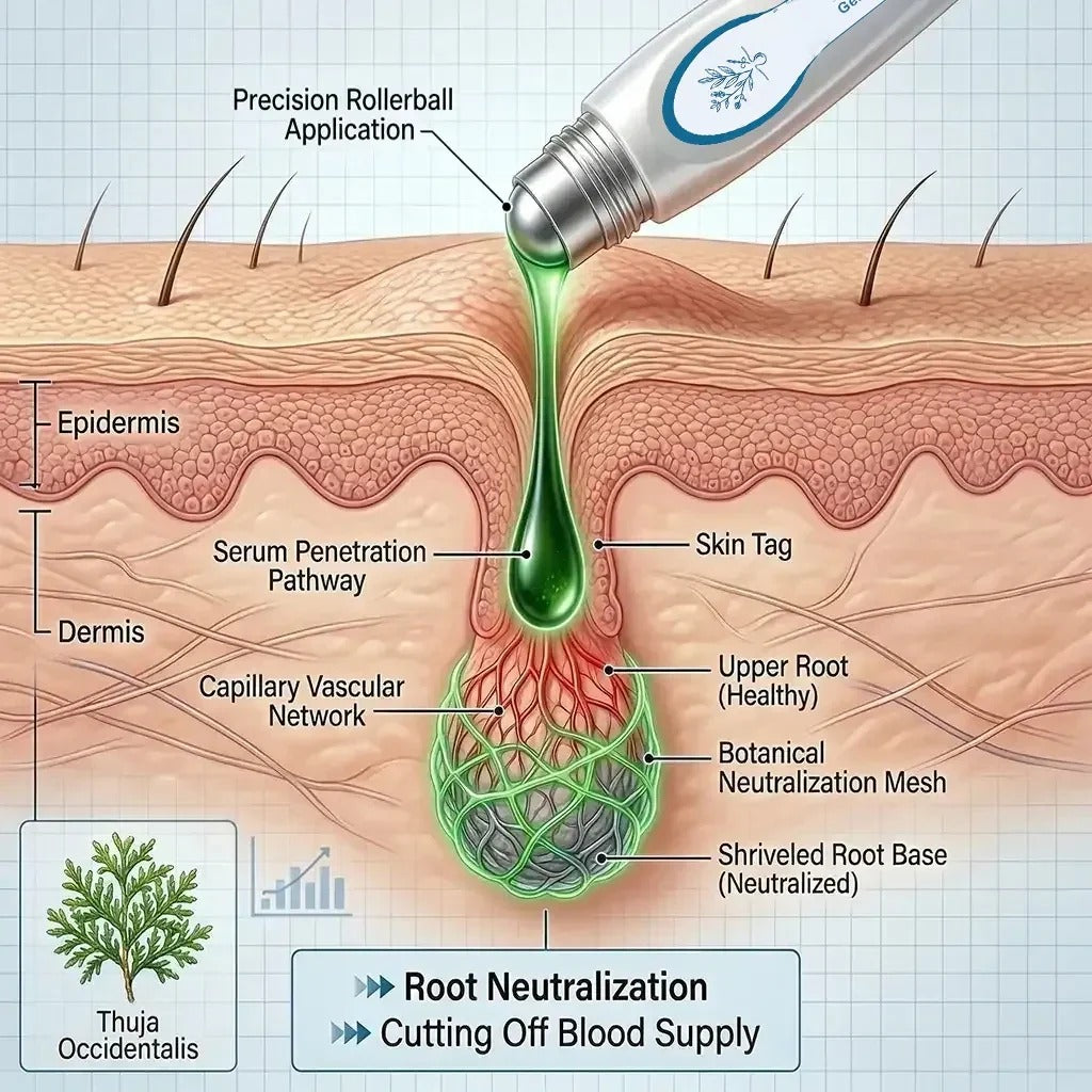 Thuja occidentalis root neutralization mechanism