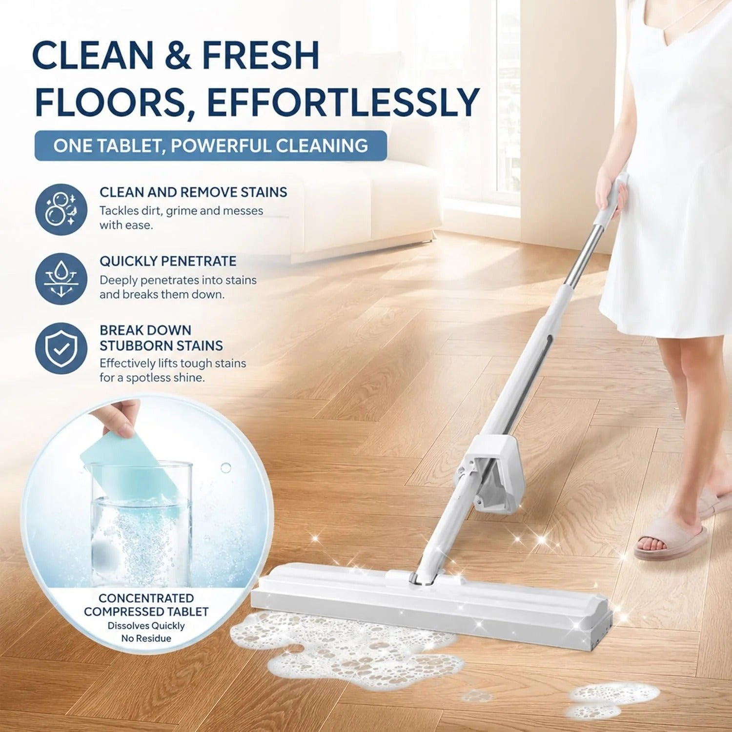 Clean and fresh floors effortlessly