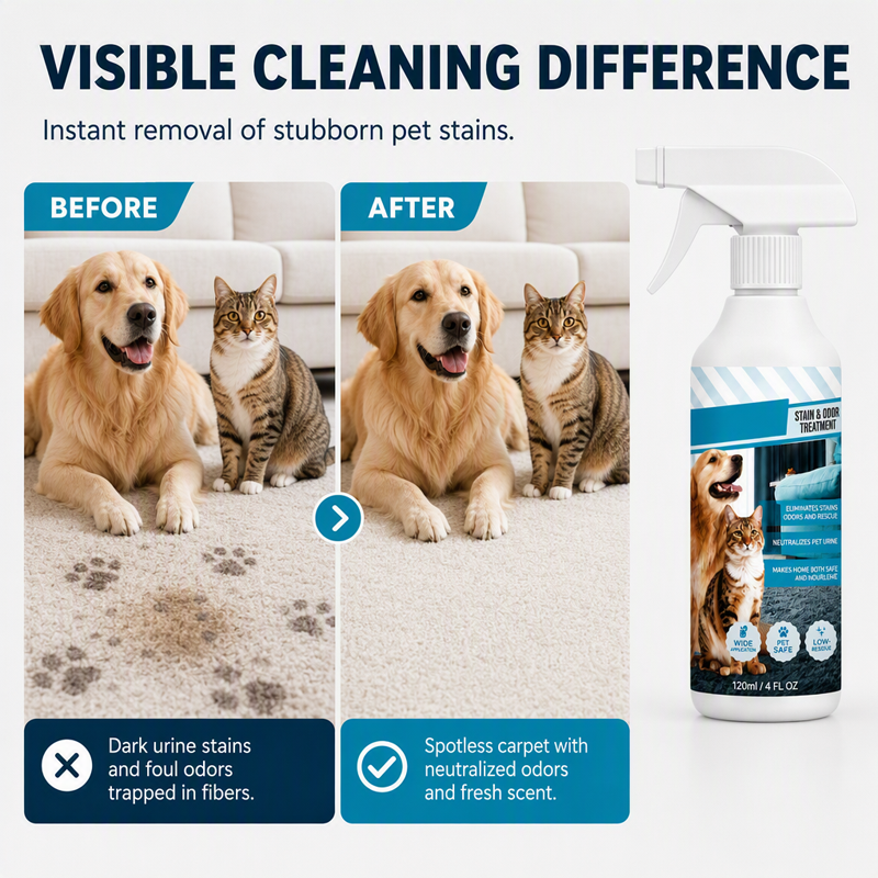 Pet Stain & Odor Remover Spray-120ml