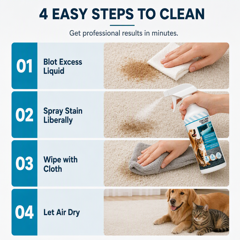 Pet Stain & Odor Remover Spray-120ml